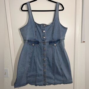Forever 21 Light Blue Denim Dress